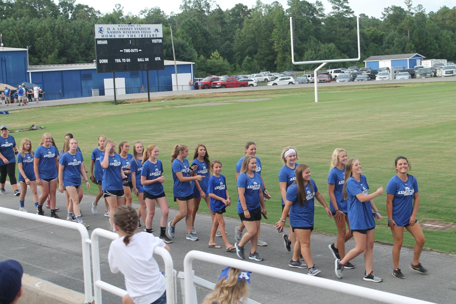 The Armuchee High School softball team were introduced at Meet the Tribe on August 4th as a kick off to their season.