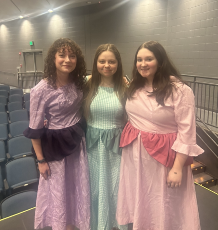 Silly Girls left to right: Lilith Dew from AHS, Rylee Miller from MHS, and Taryn Voyles from AHS