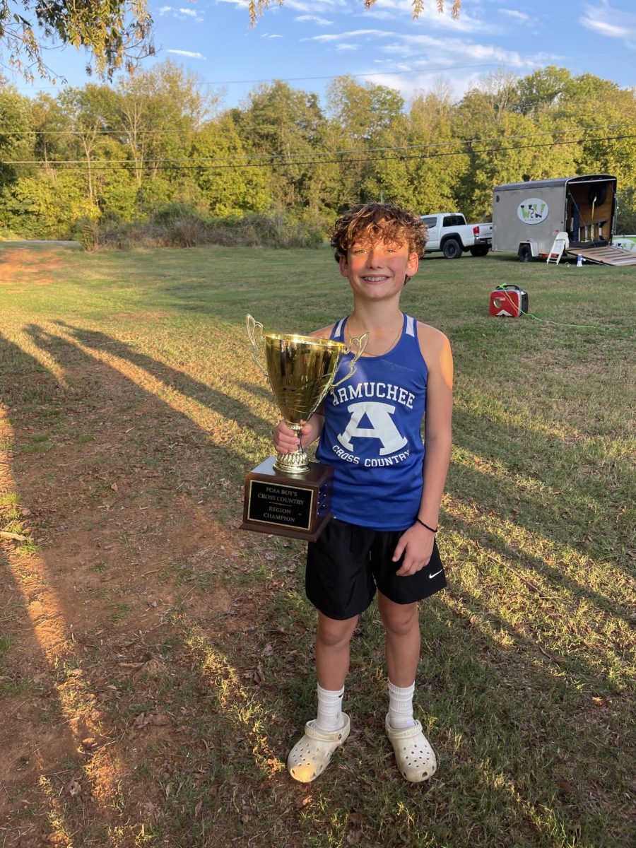 The Armuchee Middle School Boys Crush Cross Country Competition