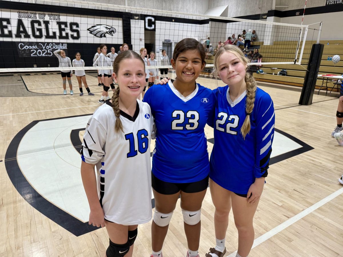 Reese Dixon (left), Joy Holsomback (middle), and Carly Cox (right).
