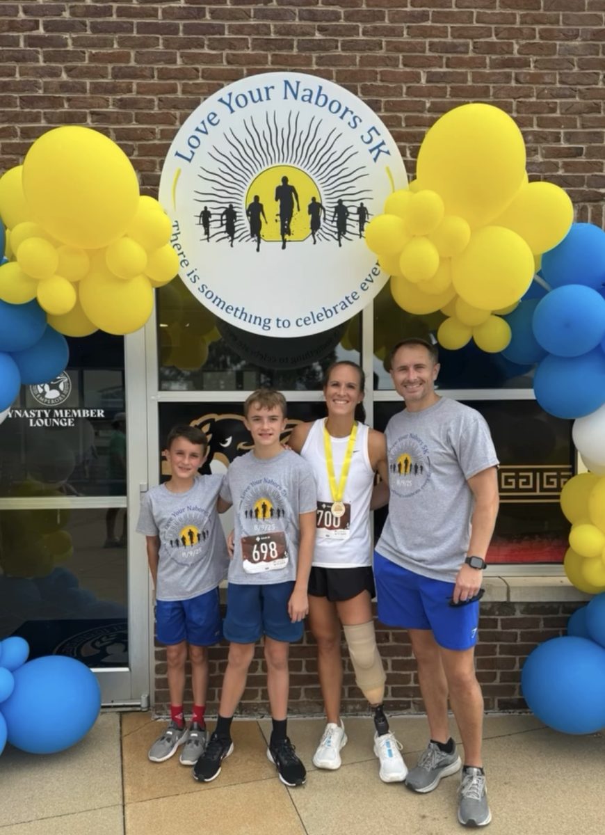 The Nabors family at the event