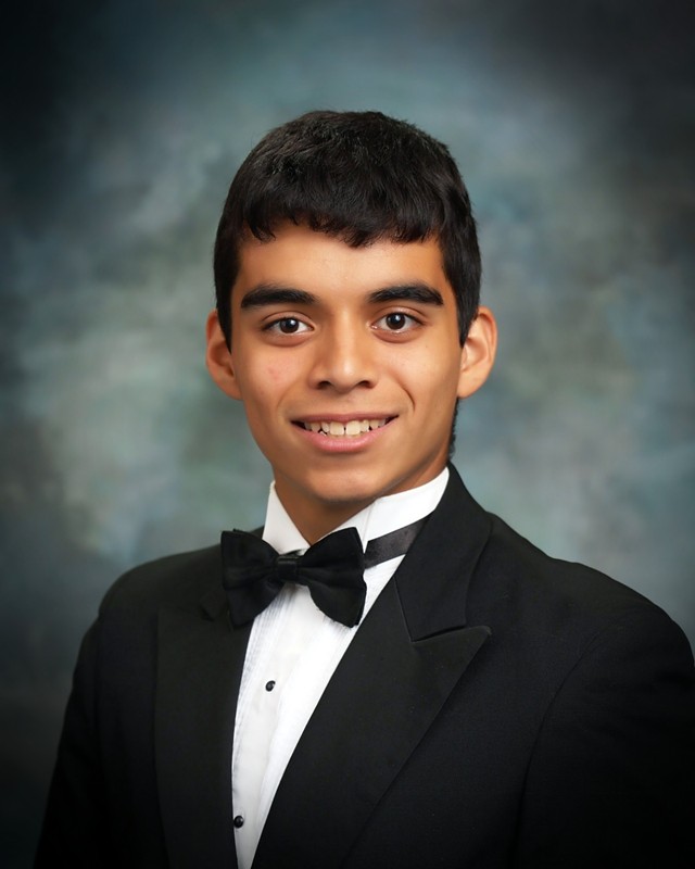 Sebastian Castro's senior picture.