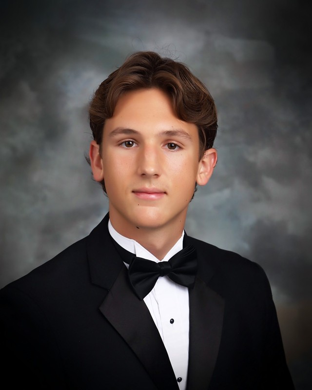Luke Hagerich's senior picture.
