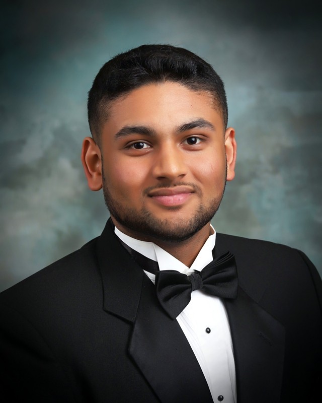 Mannu Singh's senior picture.